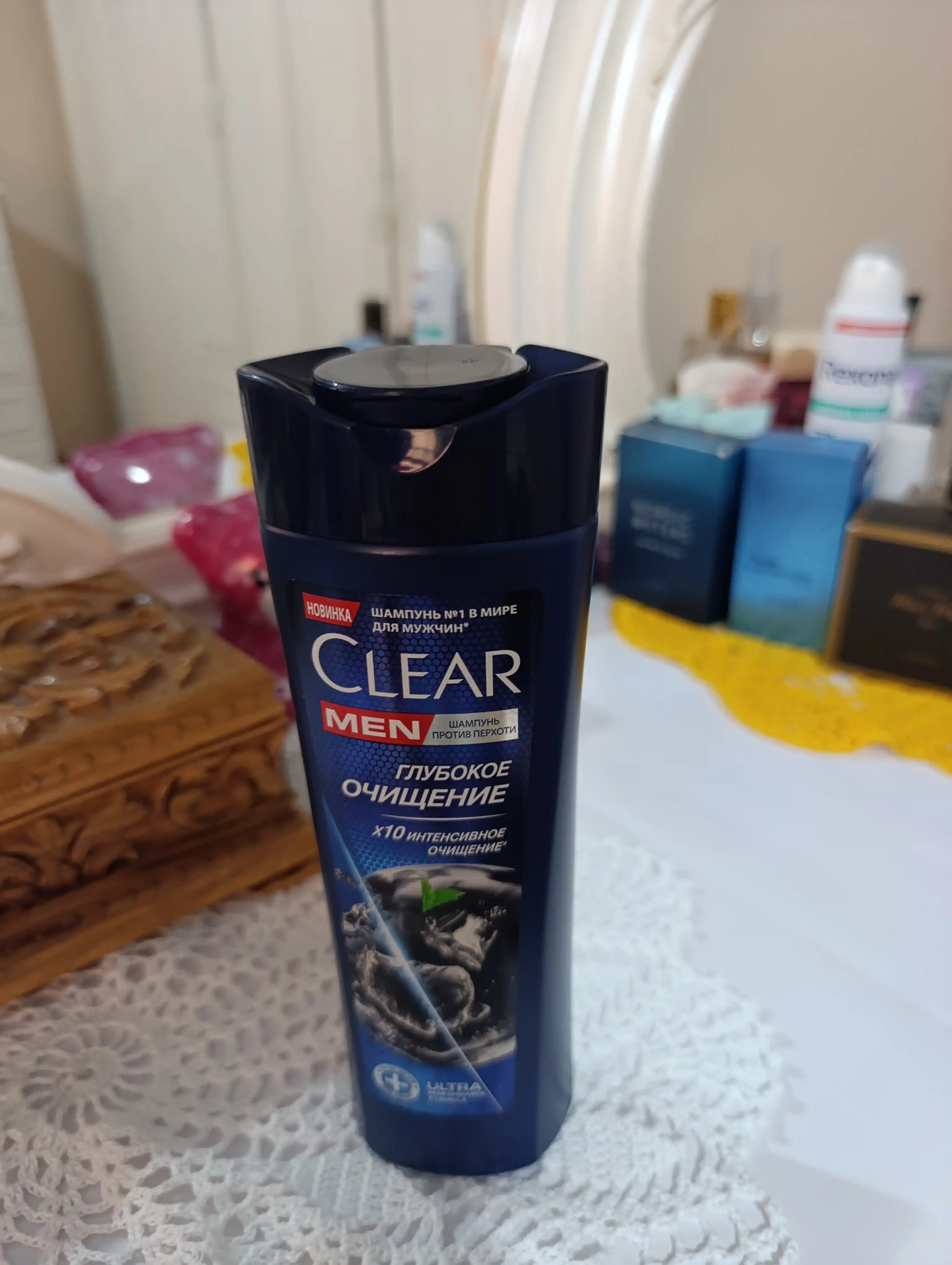 Шампунь для волос Clear Men, глубокое очищение, 380 мл