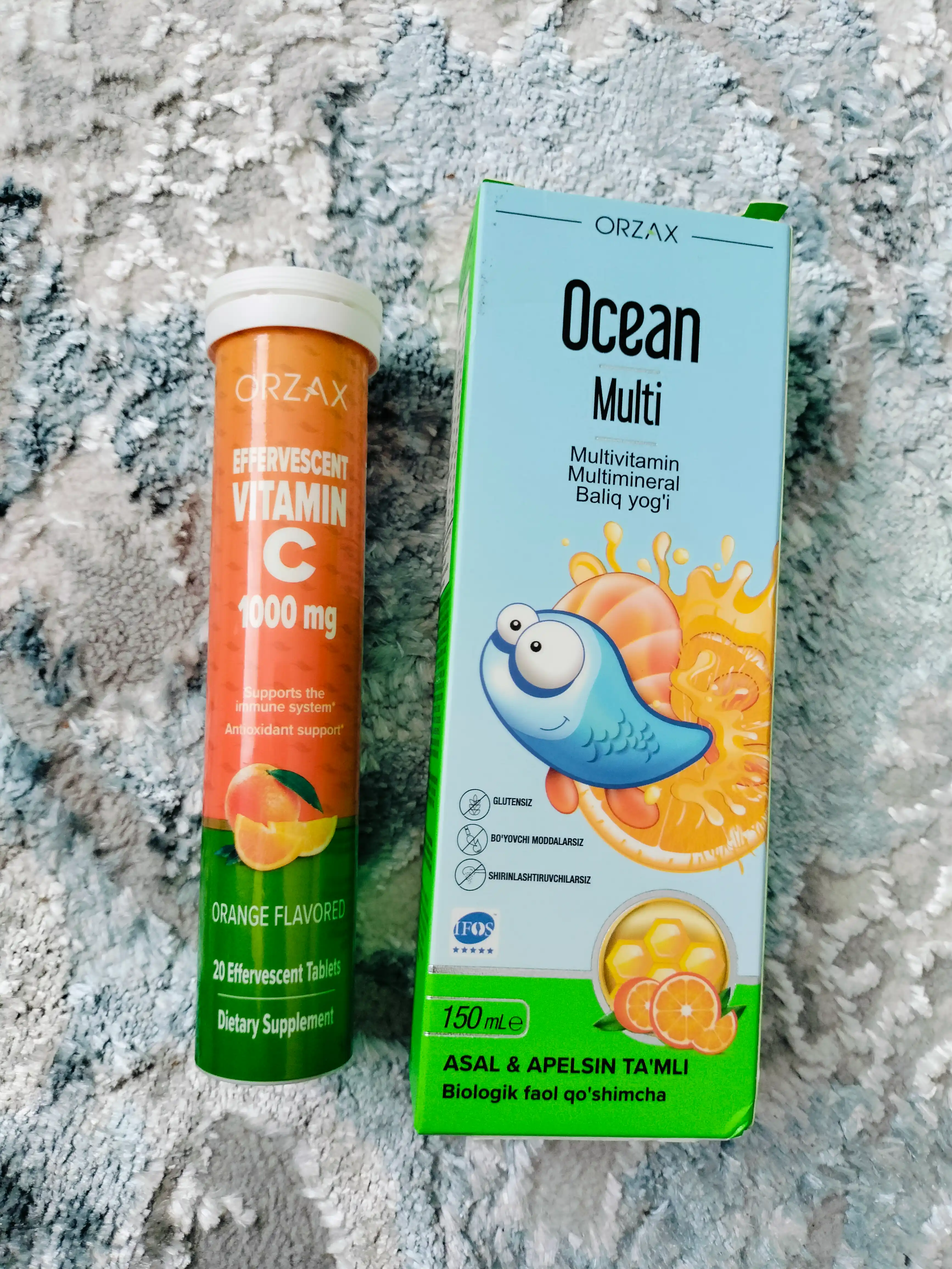 OCEAN Multi Syrup — multivitaminlar, minerallar va baliq yog‘i, 150 ml, Halol