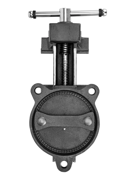 Тиски слесарные DENZEL, BVH-125, 125 мм, поворотные, с наковальней, 18684
