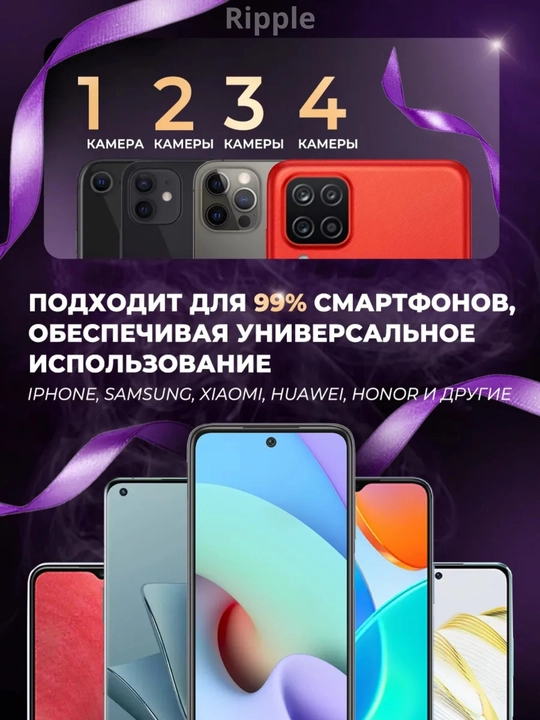 Макролинза для телефона, 4k макро объектив для камеры iphone и android