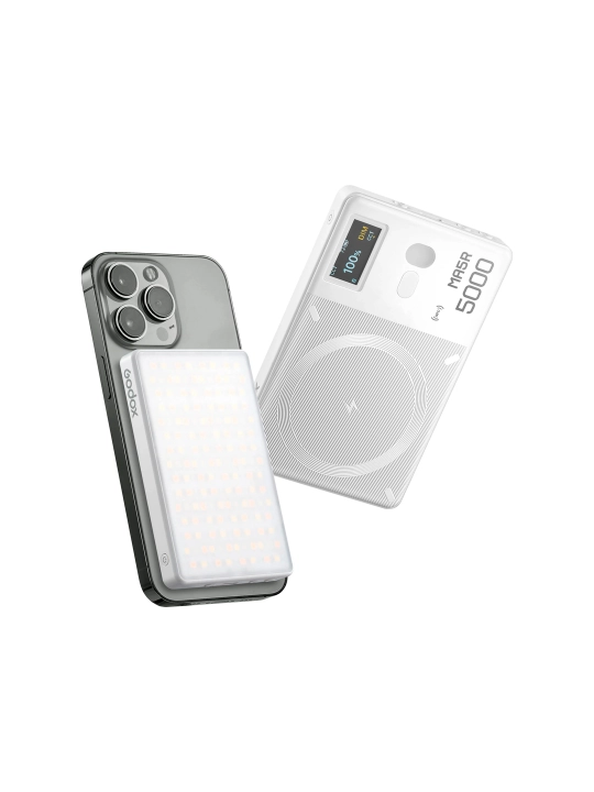 Godox MA5R — MagSafe bilan RGB yoritgich va simsiz zaryadlash