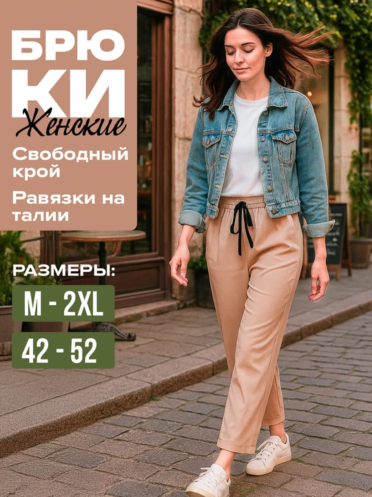 Брюки для девушек и женщин