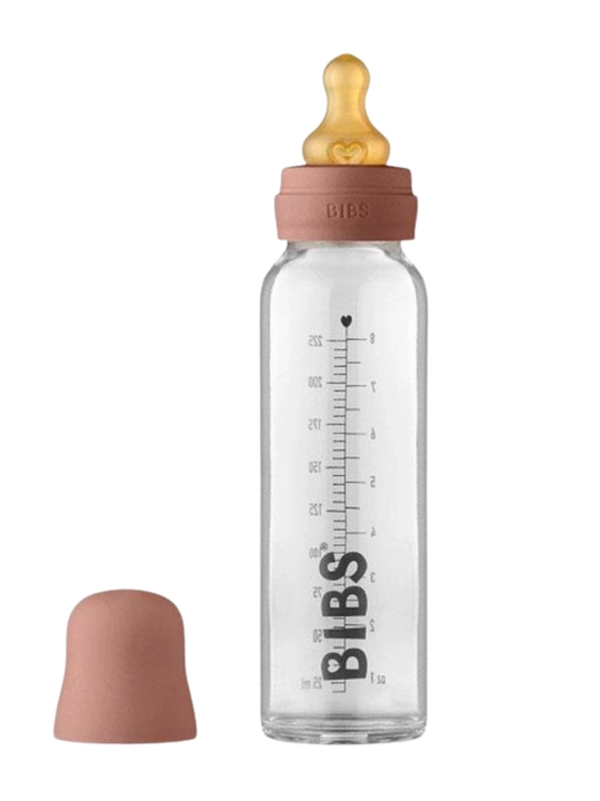 Детская бутылочка BIBS Baby Glass Bottle, боросиликатное стекло, 225 мл, 6 цветов - 