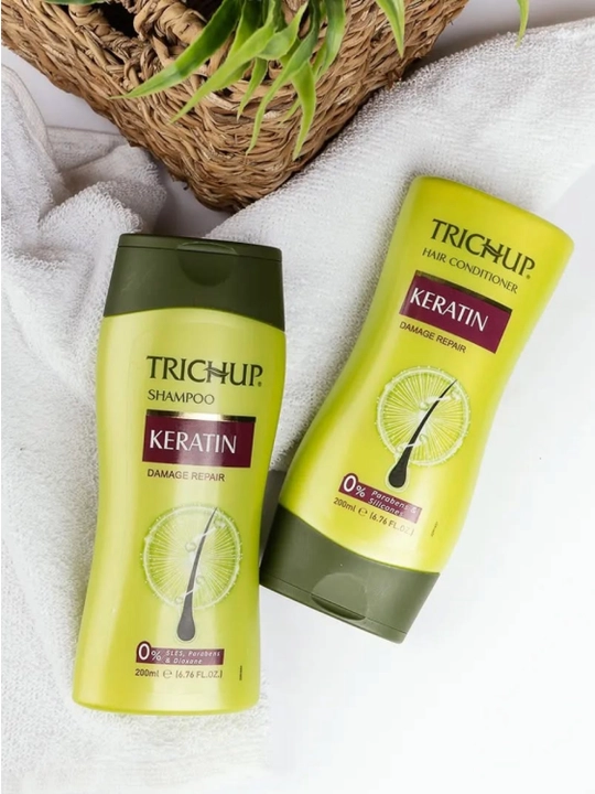 Trichup Keratin Shampoo 400 ml keratinli tiklovchi va jiloli soch shampuni