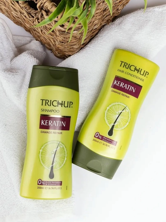 Keratin Shampoo 200 ml sochni tiklash va silliqlash uchun keratinli shampun