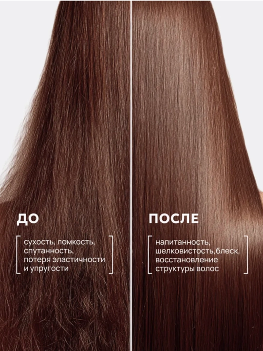 Keratin Shampoo 200 ml sochni tiklash va silliqlash uchun keratinli shampun