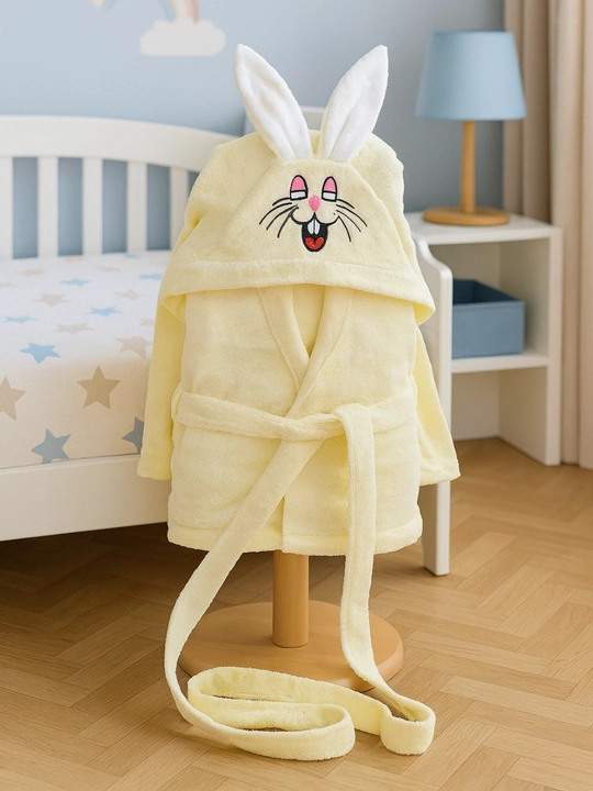 Детский банный халат, 100% хлопок, на 6, 8, 10, 12 лет