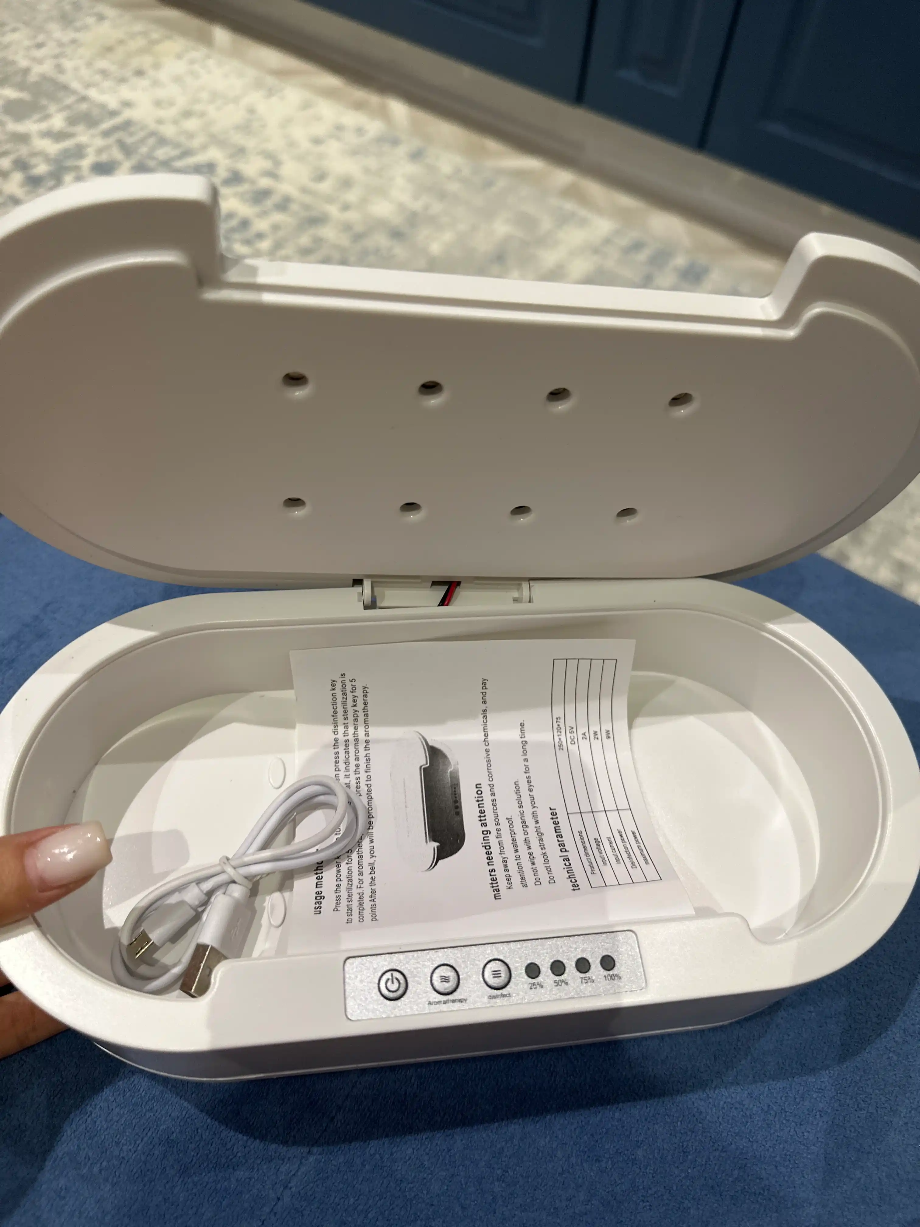 Uy va ish uchun sterilizator, ultrabinafsha dezinfeksiyalovchi