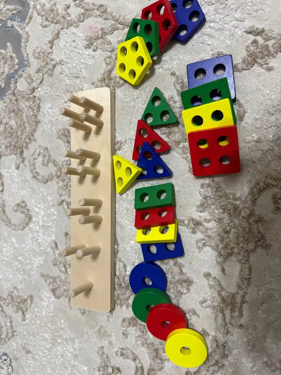 Saralagich, montessori, katta rivojlantiruvchi o‘yinchoq, yog‘och o‘yinchoqlar