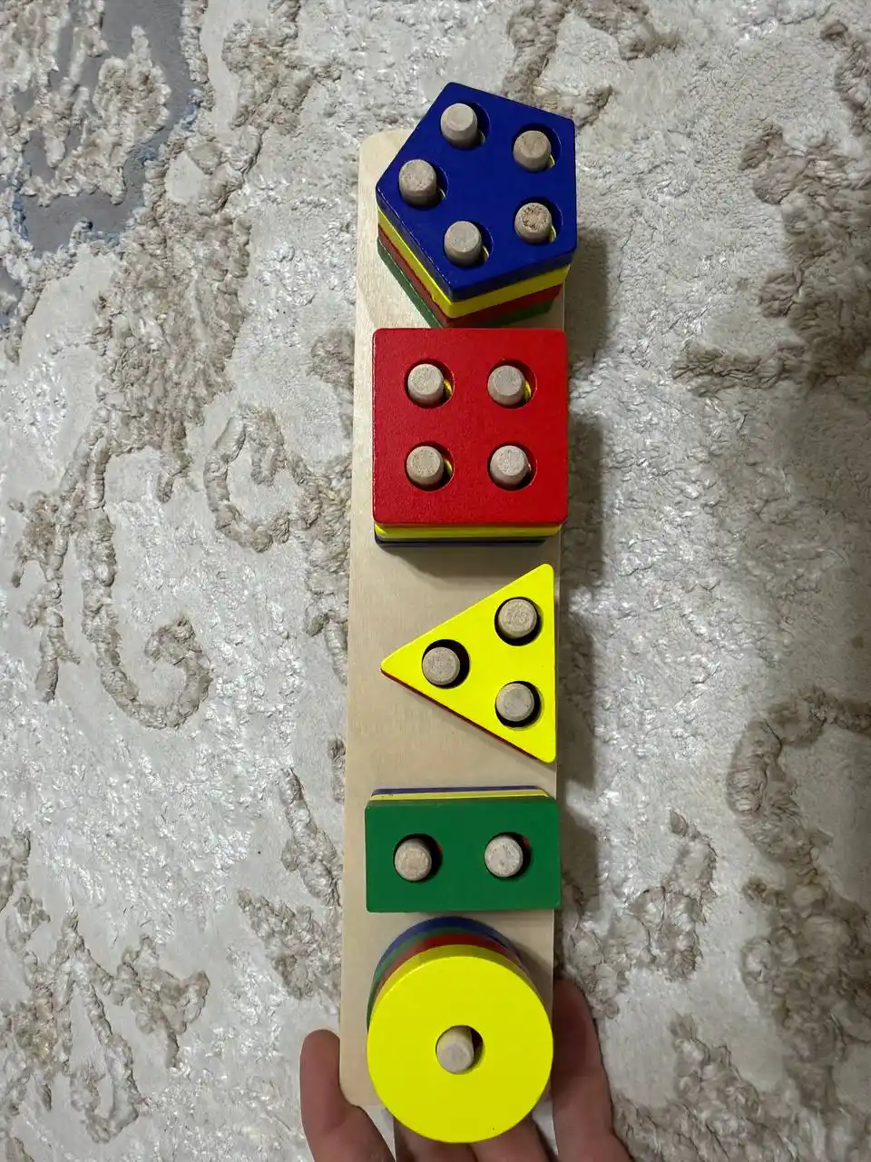 Saralagich, montessori, katta rivojlantiruvchi o‘yinchoq, yog‘och o‘yinchoqlar