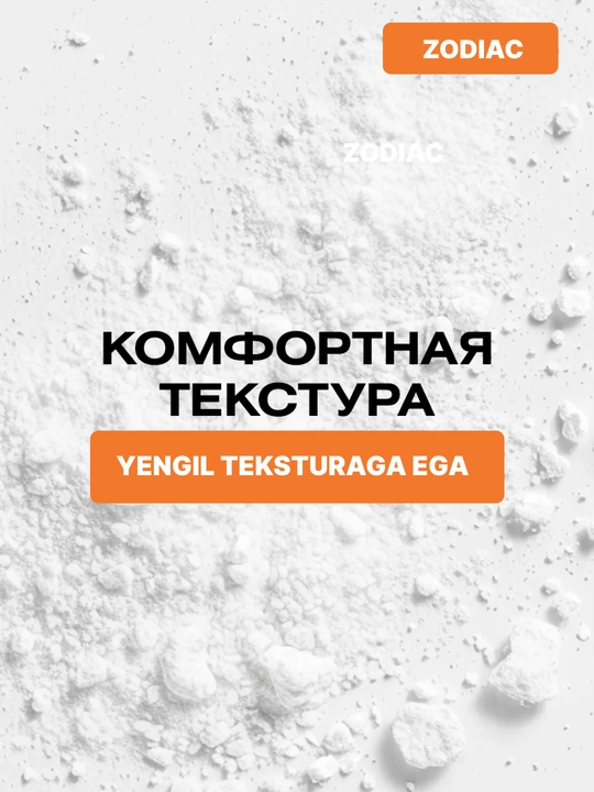 ZODIAC enzim kukuni, papain, yuz yuvish uchun pudra, niatsinamid, aknega qarshi, 100 ml