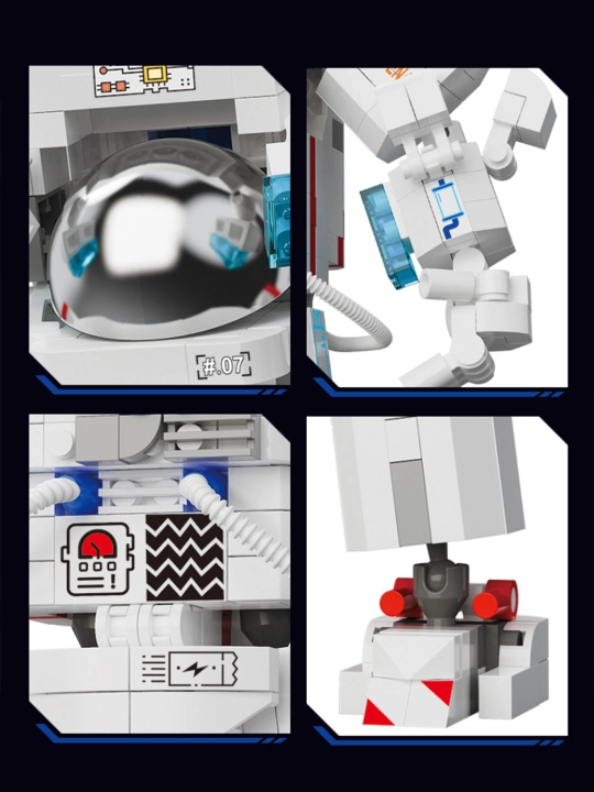 Космонавт 3D конструктор, развивающая игрушка для детей