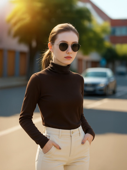 Ayollar uchun asosiy uzun yengli kundalik suv osti kiyimi, o‘lchamlari M–2XL