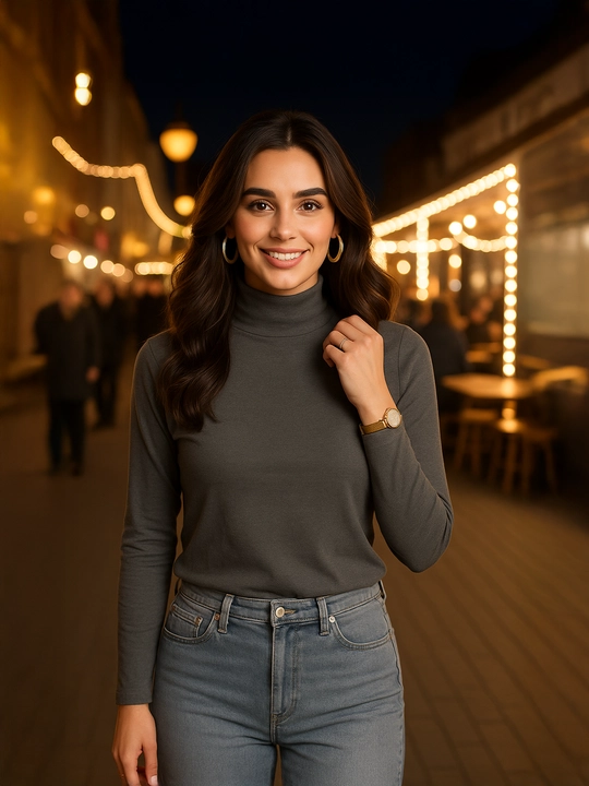 Ayollar uchun asosiy uzun yengli kundalik suv osti kiyimi, o‘lchamlari M–2XL