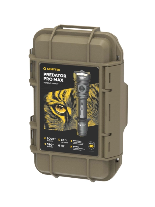 Taktik fonar Armytek Predator Pro Max(oq nur) - 