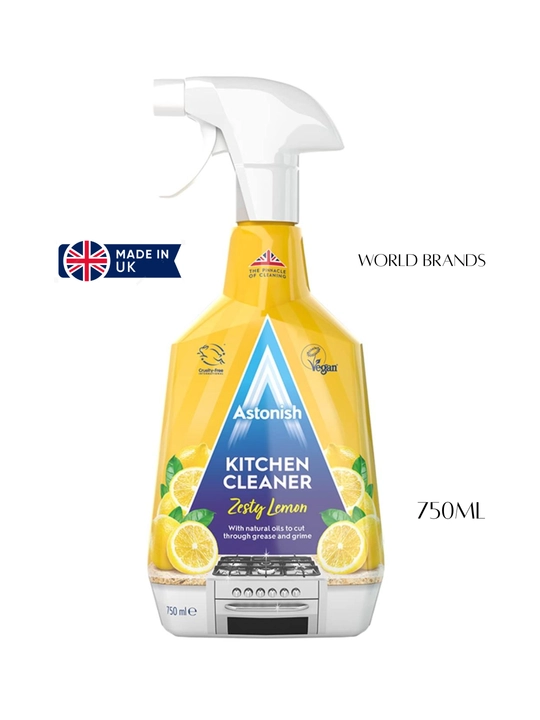 Astonish oshxona tozalagich, limonli, yog‘ va kirga qarshi, 750 ml - 