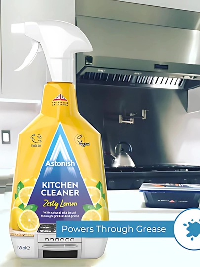 Astonish средство для кухни, с лимоном, против жира и грязи, 750 мл