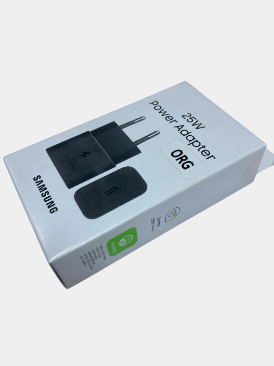 Samsung Adapter 25W – tez zaryadlovchi, quvvat bloki