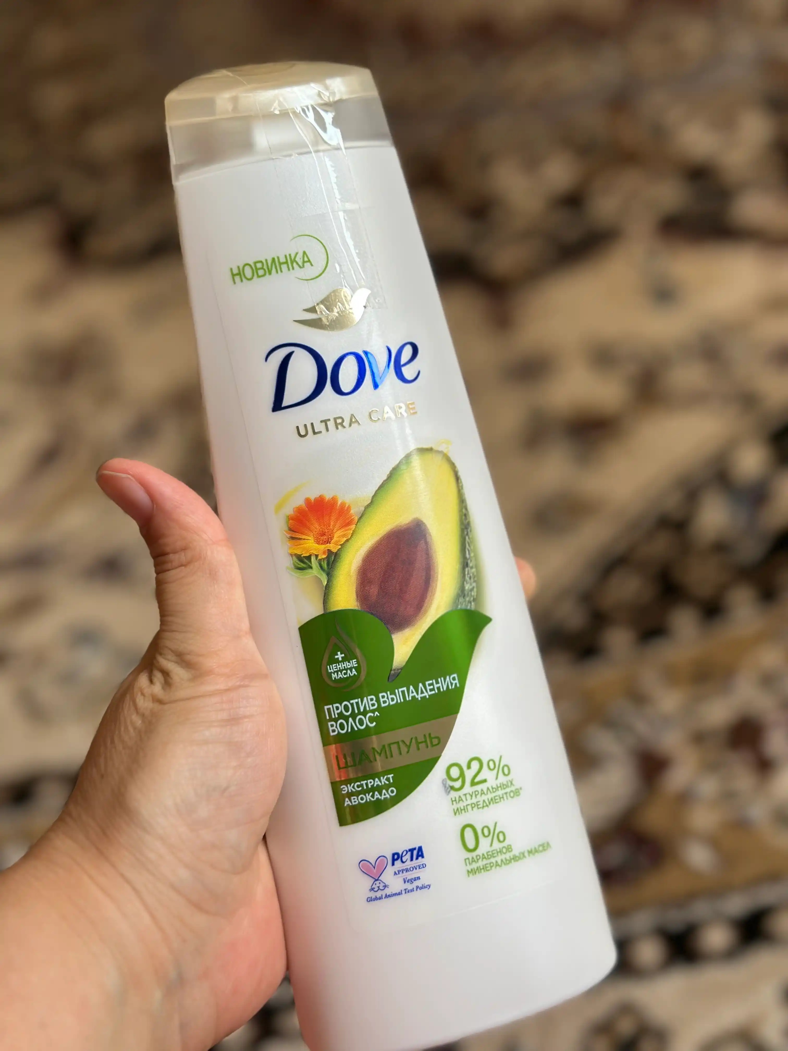 Шампунь для волос Dove, с экстрактом авокадо, против выпадения волос, 400 мл