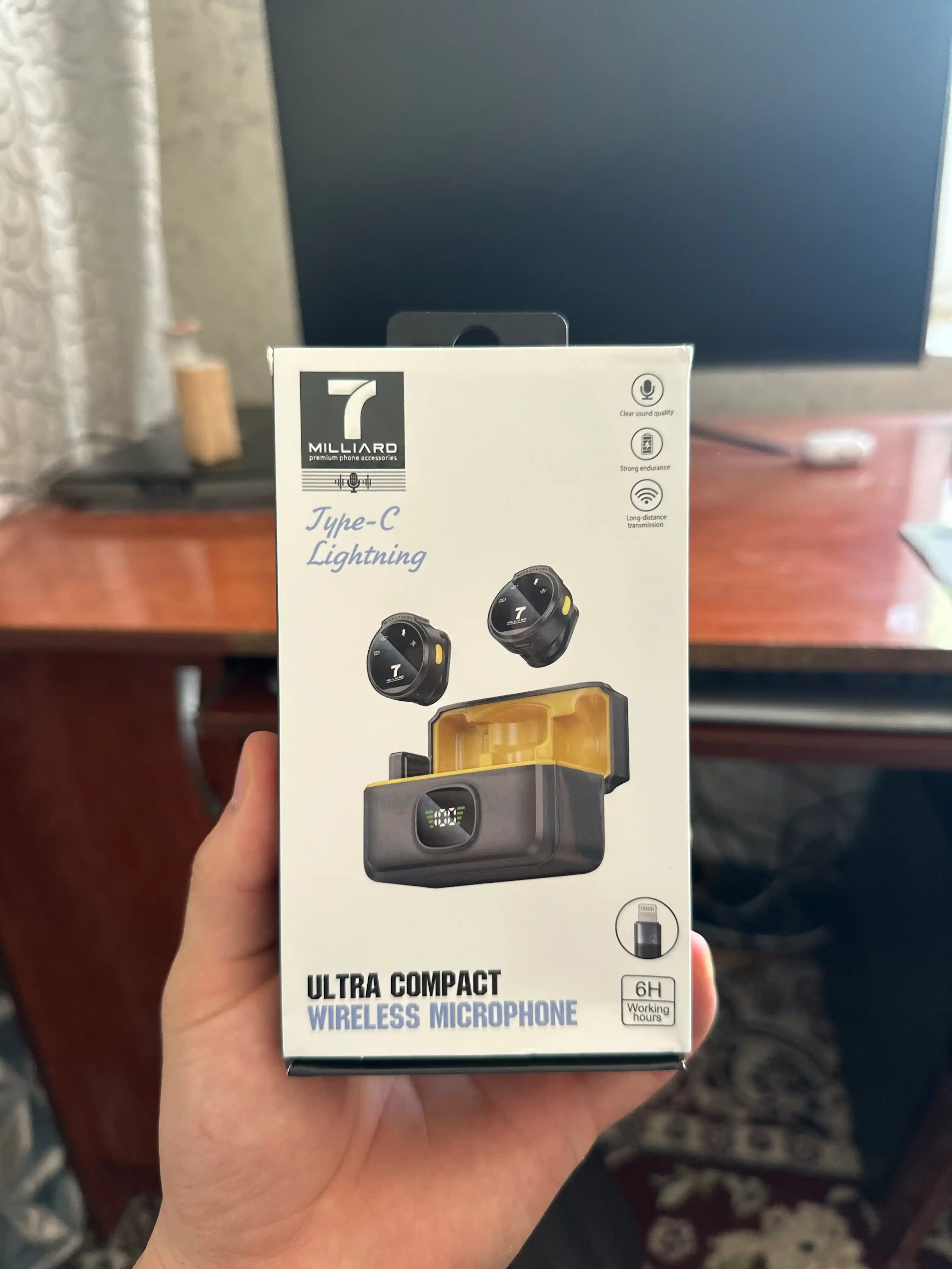 Simsiz mikrofon 7 Milliard Ultra Compact iPhone va Android