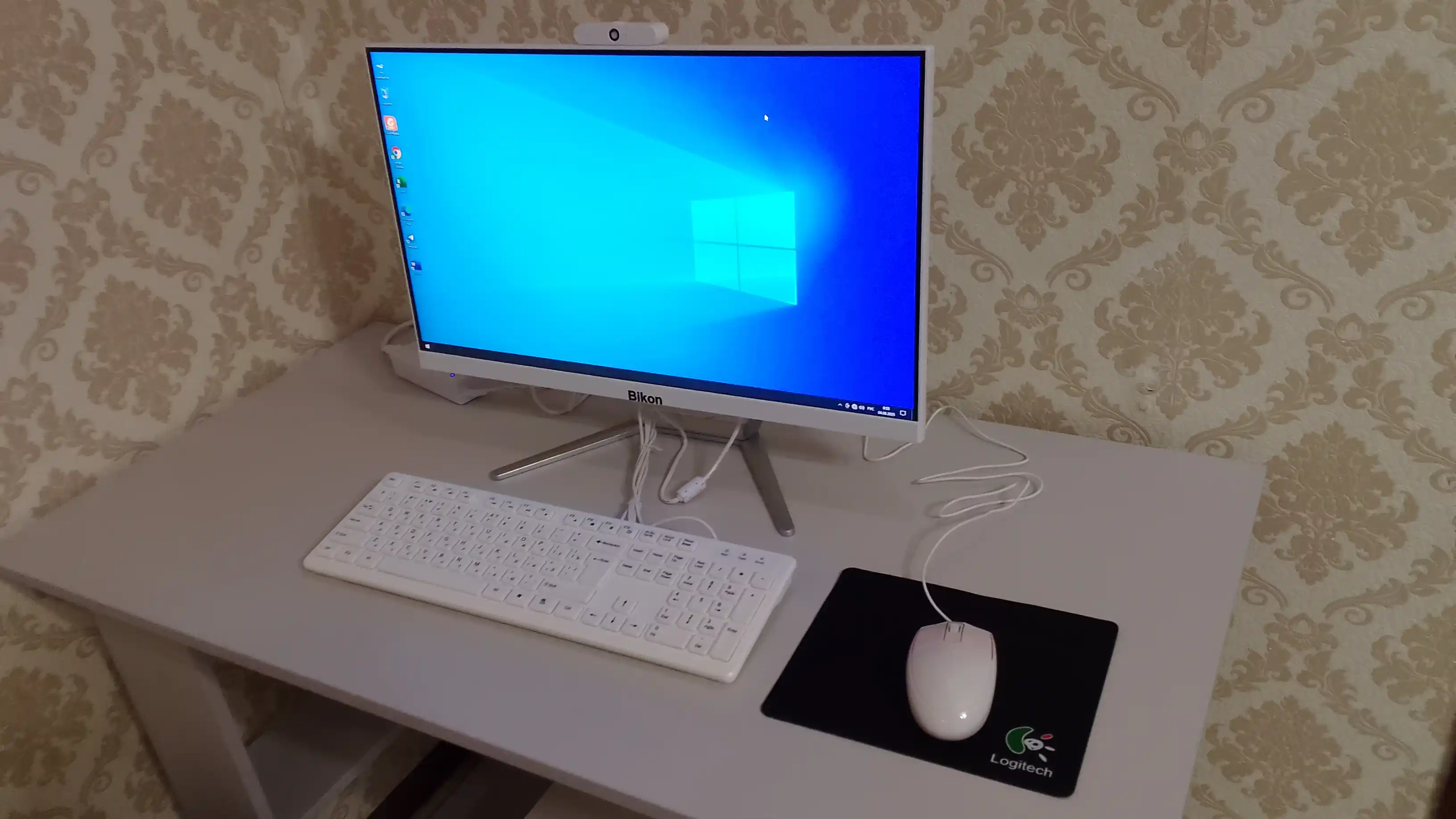 Monoblok BIKON 24" ekran, oq, Intel Core i7, SSD 128, 256, 512, 1000 GB, DDR3 8 GB