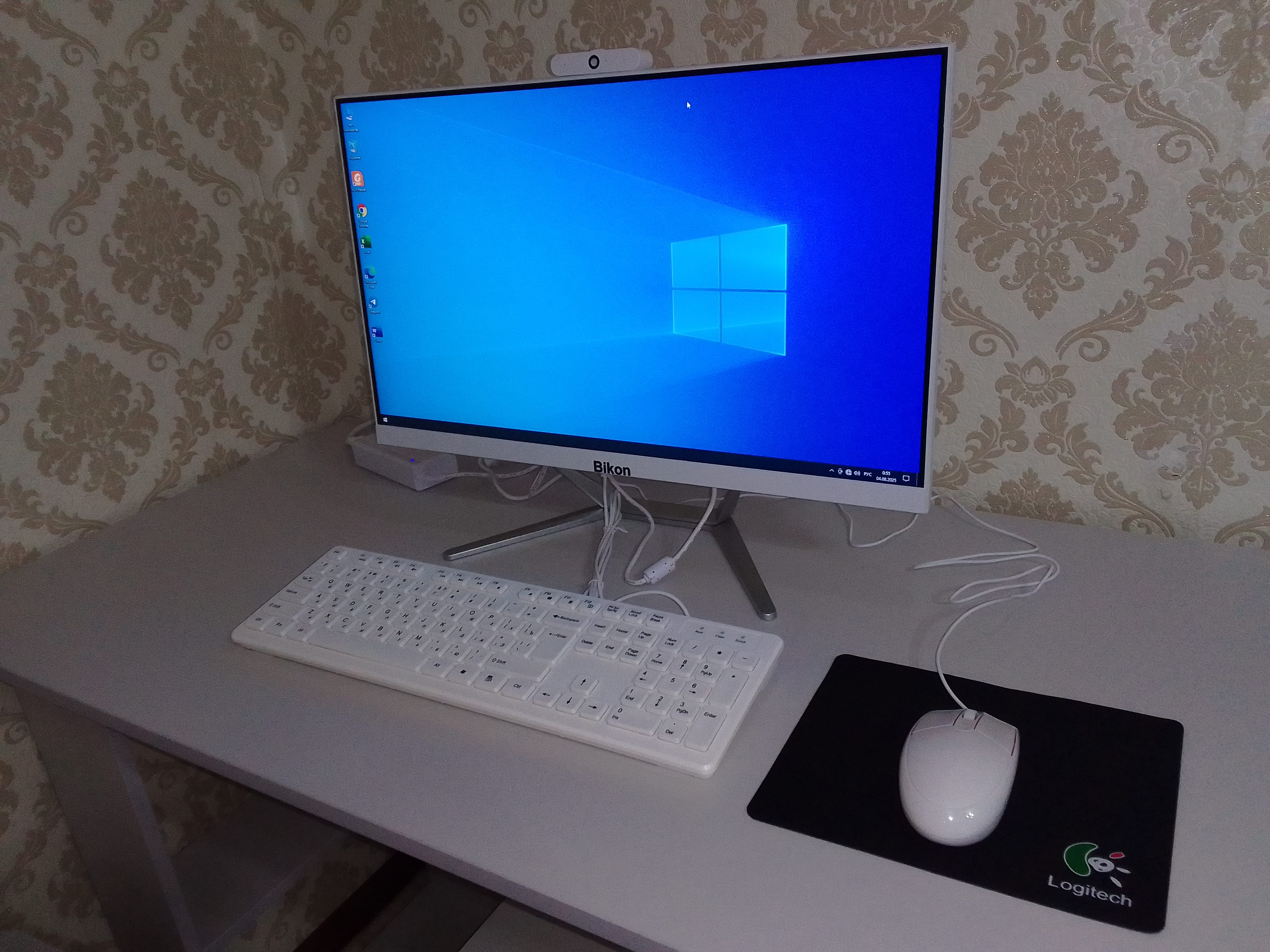 Monoblok BIKON 24" ekran, oq, Intel Core i7, SSD 128, 256, 512, 1000 GB, DDR3 8 GB