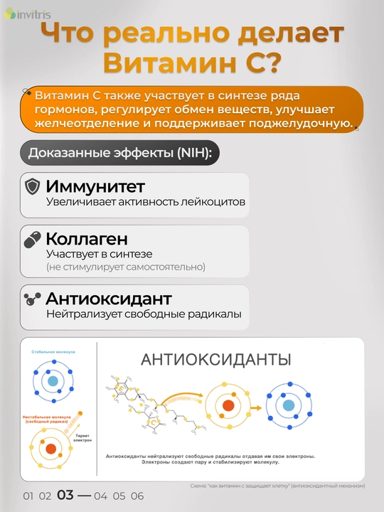 Immunitet uchun C vitamini 500 mg 60 dona