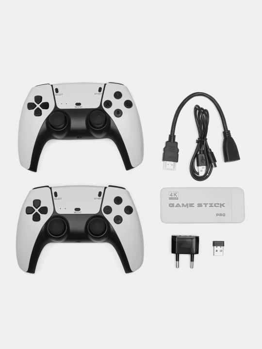 Игровая приставка Game Stick – геймпад Playstation, джойстик и карта памяти, M15