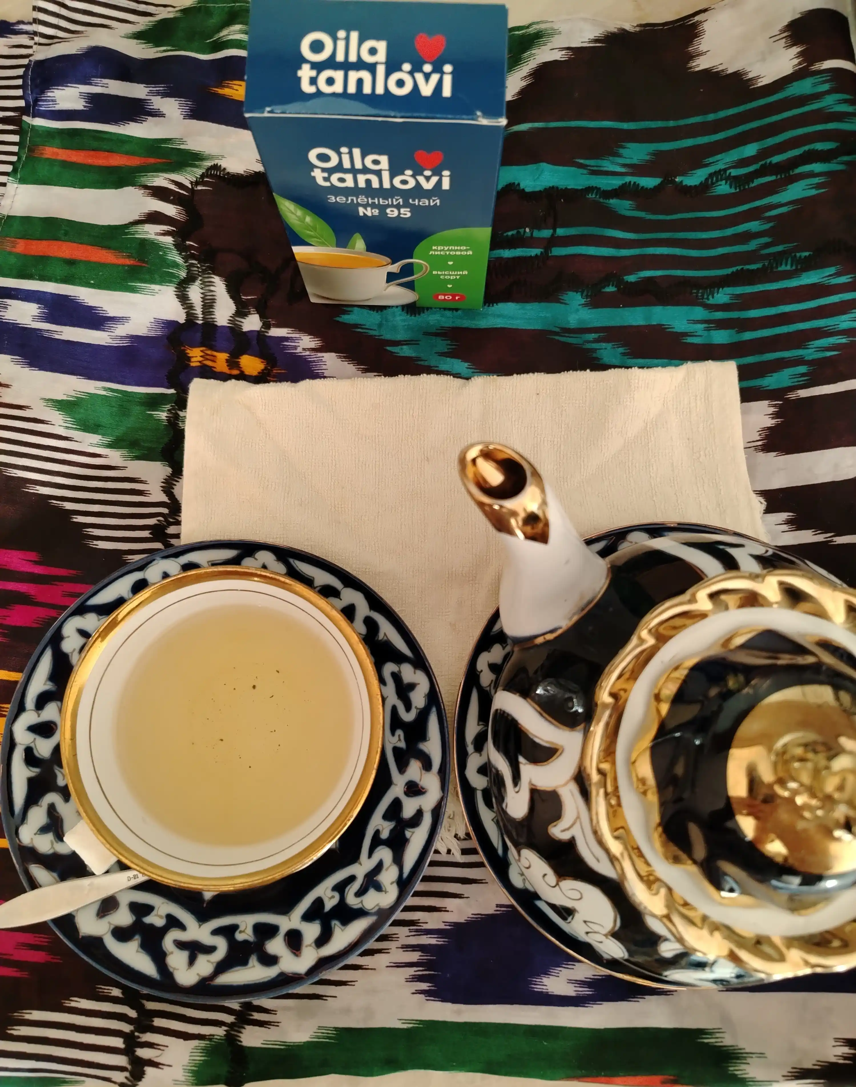 Ko'k choy Oila tanlovi №95, 80 g