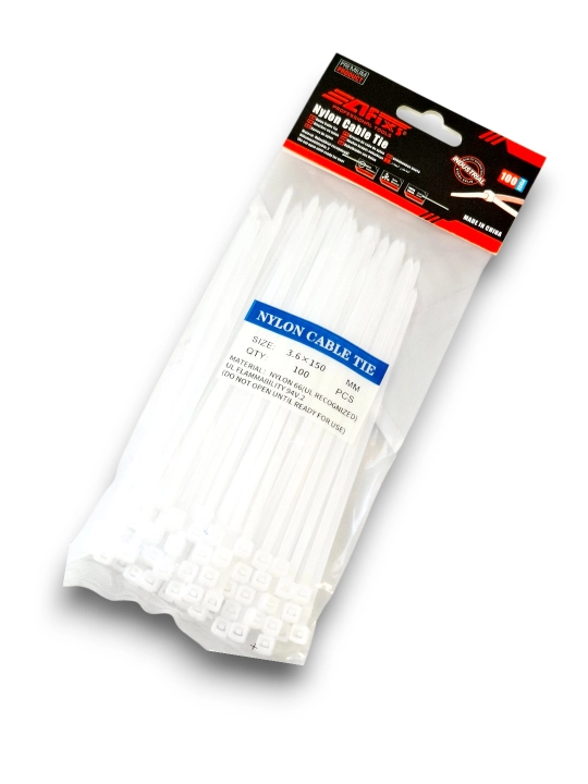 Plastik neylon xomutlar, paketda 100 dona, tortqichlar