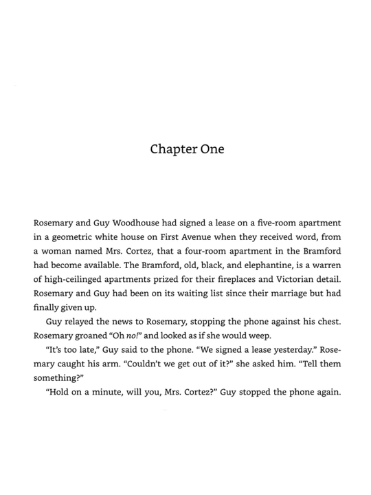 Rosemary's Baby. Ira Levin 