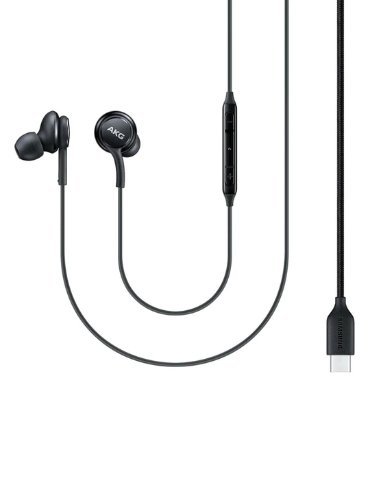 Проводные наушники AKG – с микрофоном, USB Type-C, черные