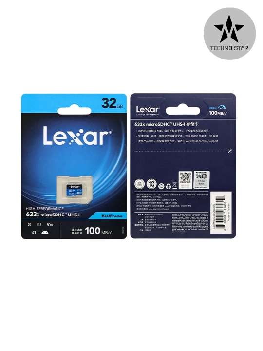 Флешка Lexar 32/64/128/256GB A1, V30, 4K, 100Mb/s microSDXC UHS-I card, micro sd