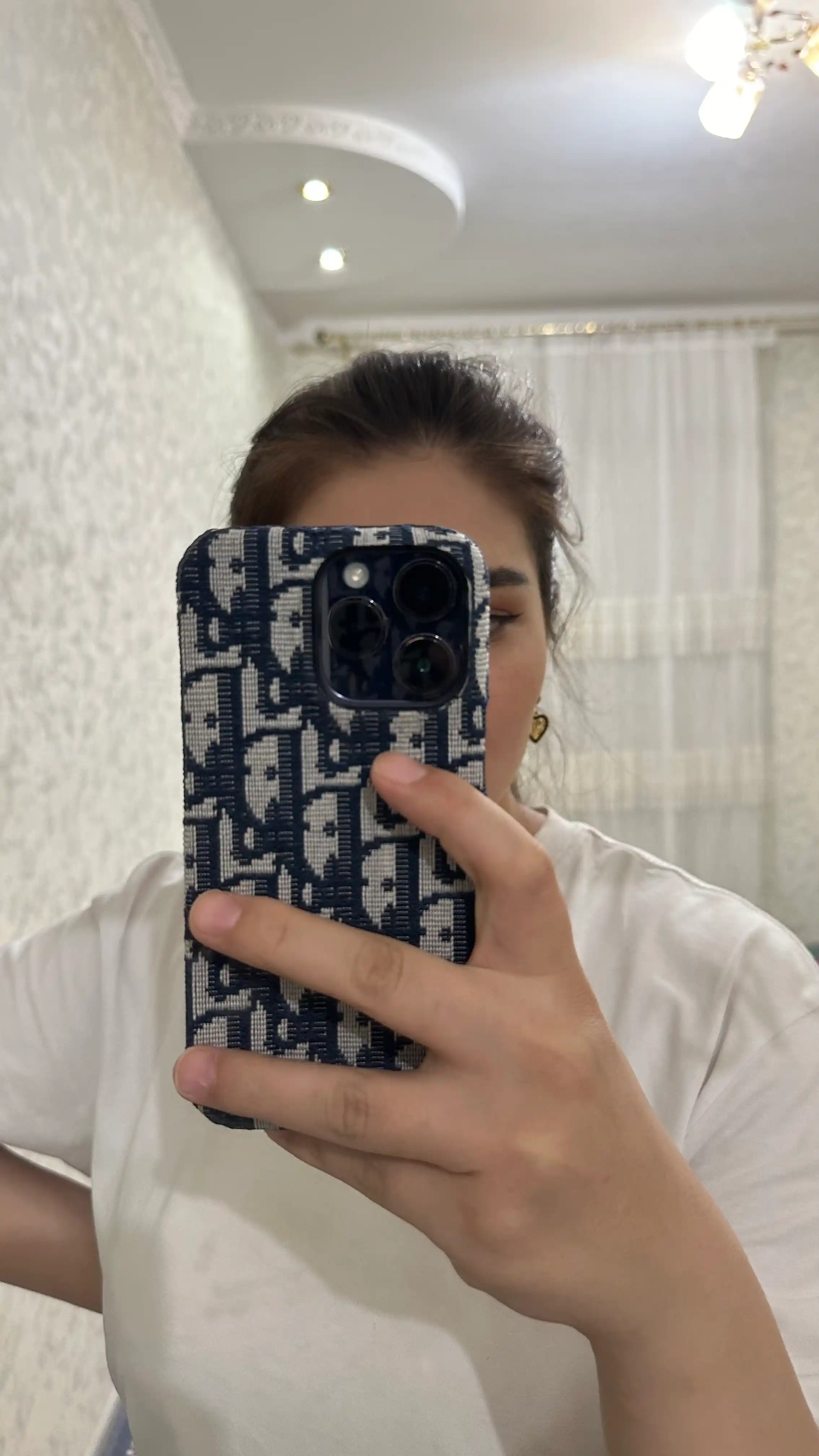 G'ilof Dior iPhone 14, 15, 16 Pro, ProMax, Plus uchun