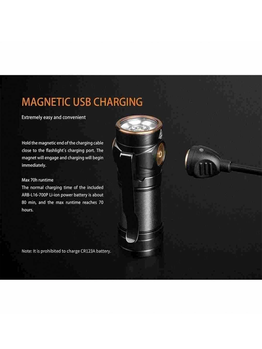 Фонарь брелок Fenix E18R V2.0 100 Lumens# LED Flashlight 800P