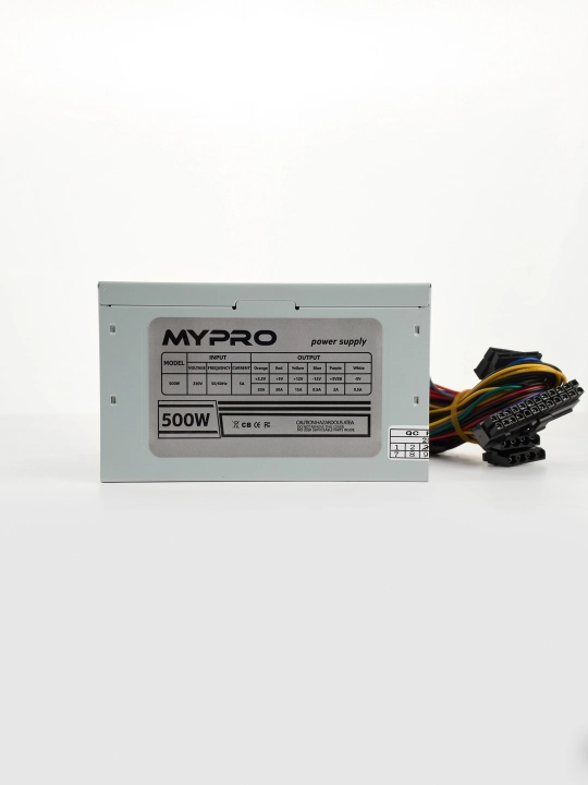 500W блок питания для офисного компьютера MYPRO, 500 Вт