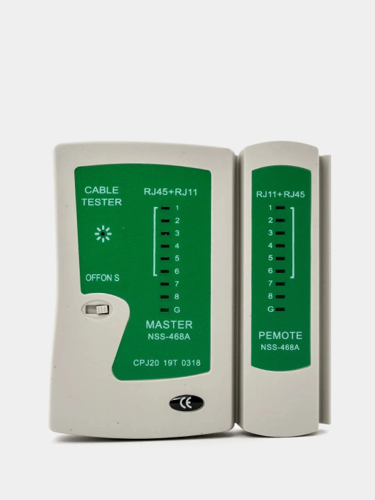 Tester tarmoq kabelini tekshirish uchun LAN RJ45 va RJ11 