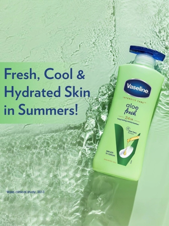 Лосьон для тела Vaseline с экстрактом алоэ, 90 мл