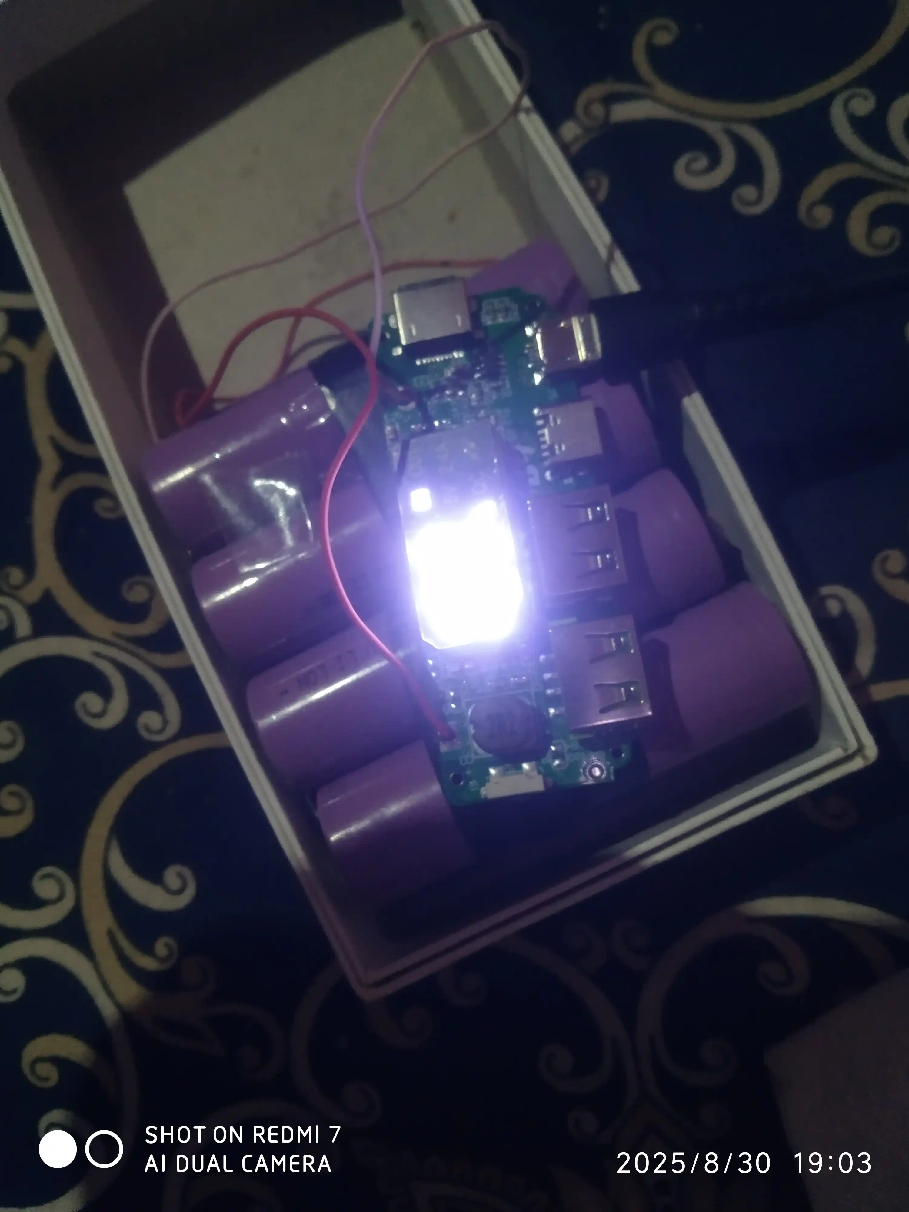 Плата контроллер H961-U V6.0 к powerbank с LED дисплеем, USB, 5В, 2.A