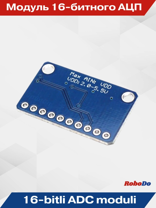 ADS1115 moduli 4 kanalli 16 bitli ADC