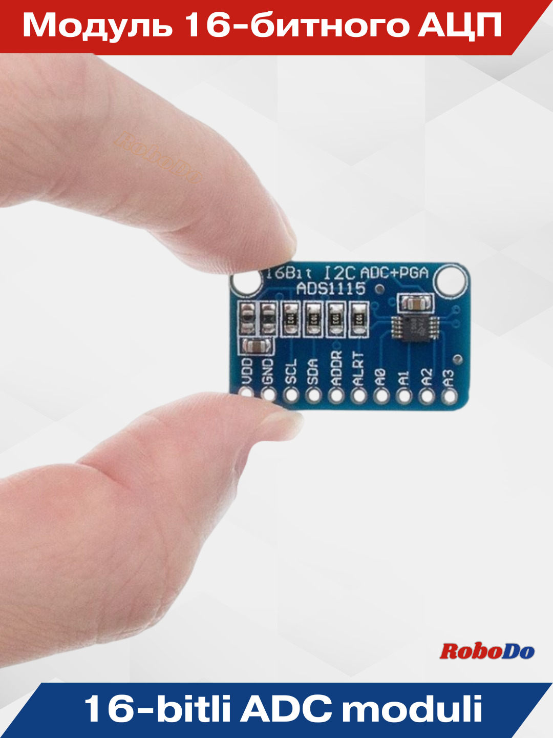 ADS1115 moduli 4 kanalli 16 bitli ADC