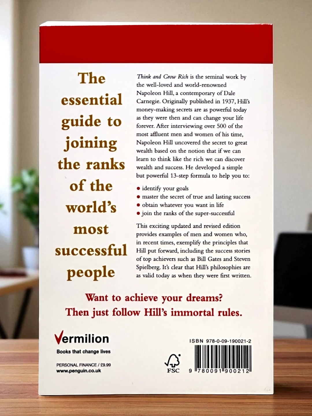 Think and grow rich Napoleon Hill