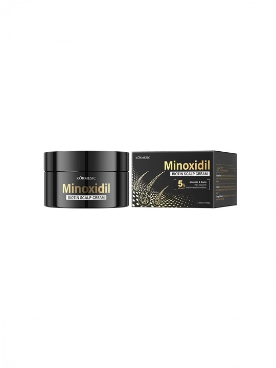 5% Minoksidil va 100g Biotinli bosh terisi massaj kremi
