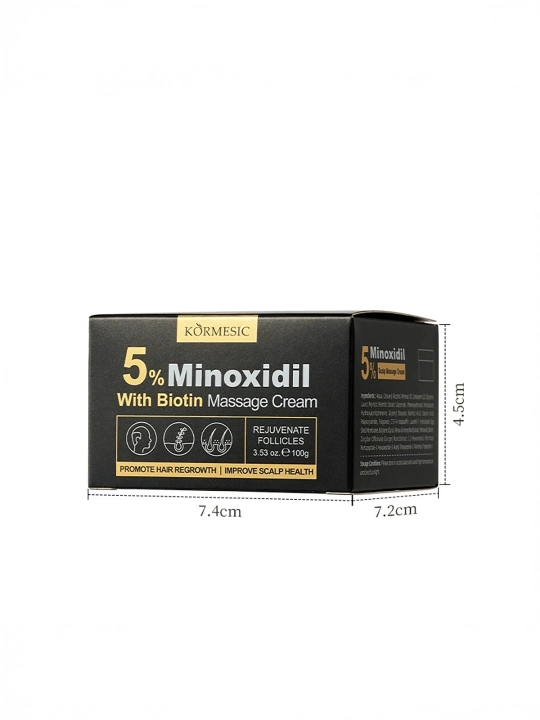 5% Minoksidil va 100g Biotinli bosh terisi massaj kremi