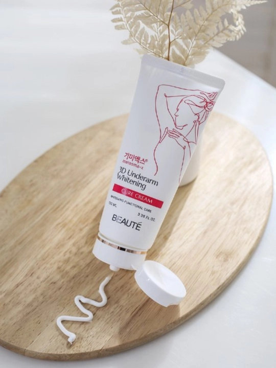 BEAUTE 3D Underarm Whitening Cure Cream отбеливающий и увлажняющий крем, 100 мл