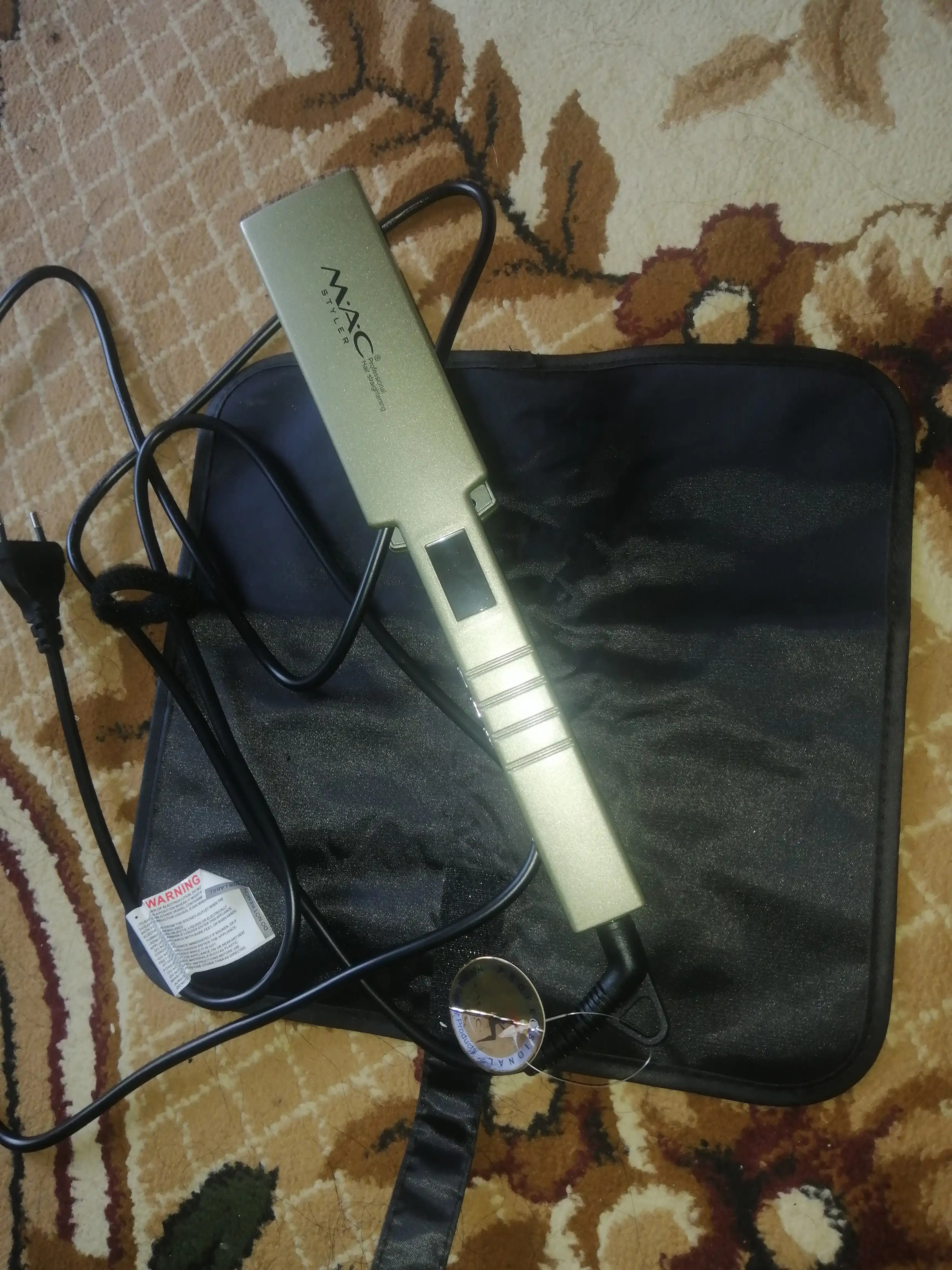 Soch dazmoli MAC Styler, soch tekislagich, titan plastinali, 6 rejim, ayollar uchun