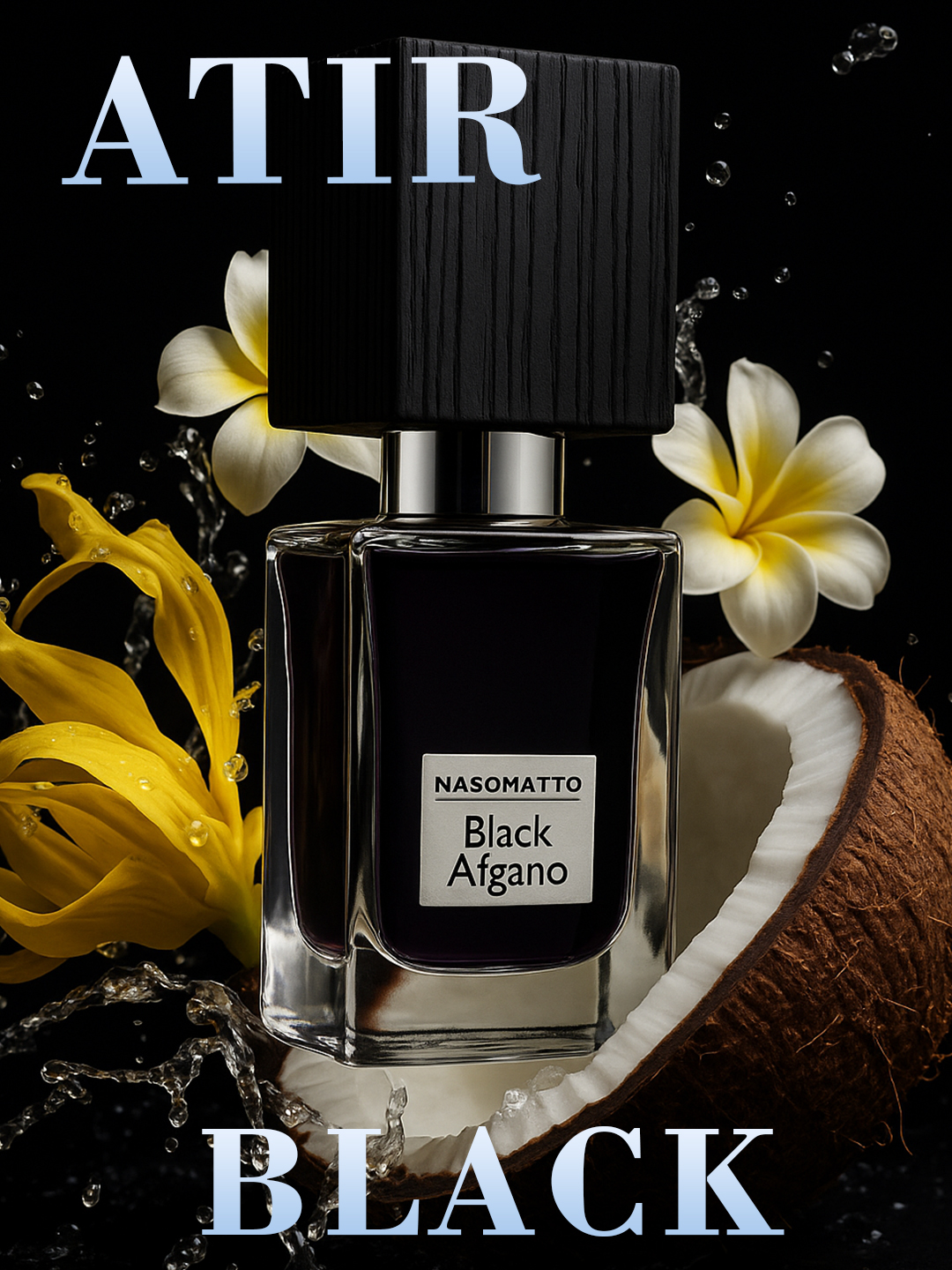 Nasomatto Black Afgano atiri, erkaklar va ayollar uchun, 30 ml - 