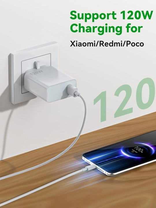 Redmi 120W Быстрое зарядное устройство с кабелем - 