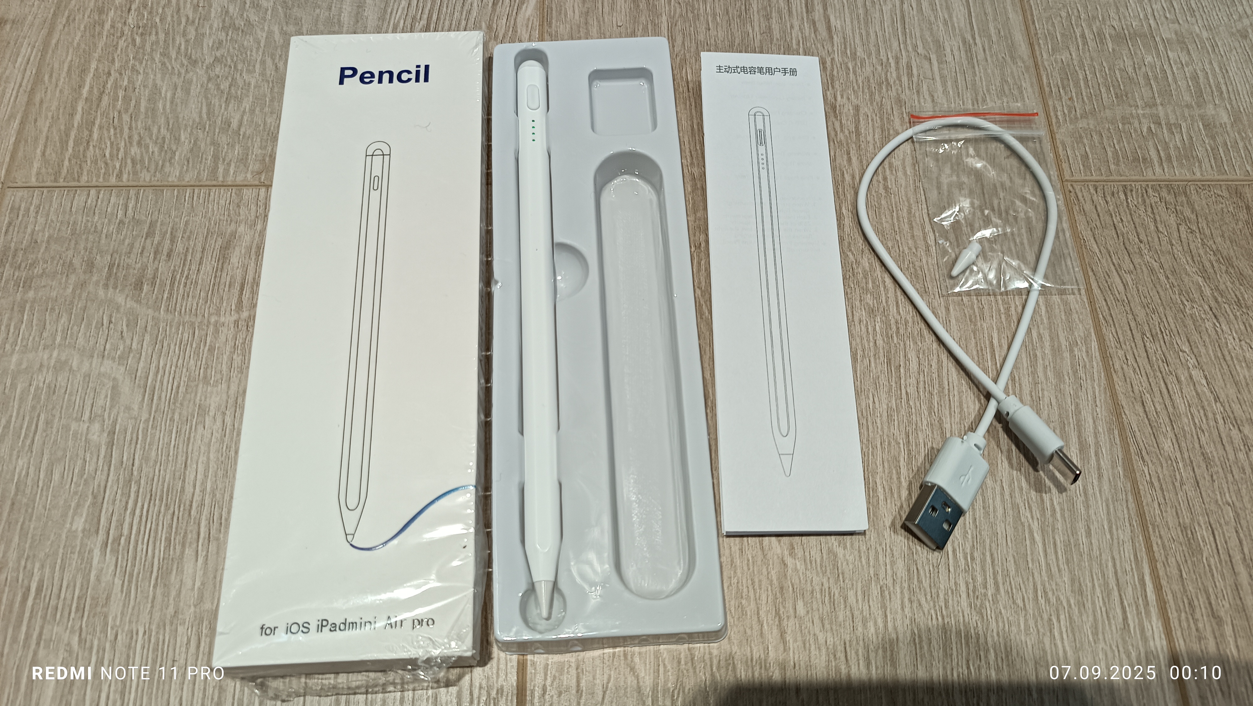 Planshet va telefonlar uchun universal sensorli stilus ruchka, iOS/Android/Windows uchun