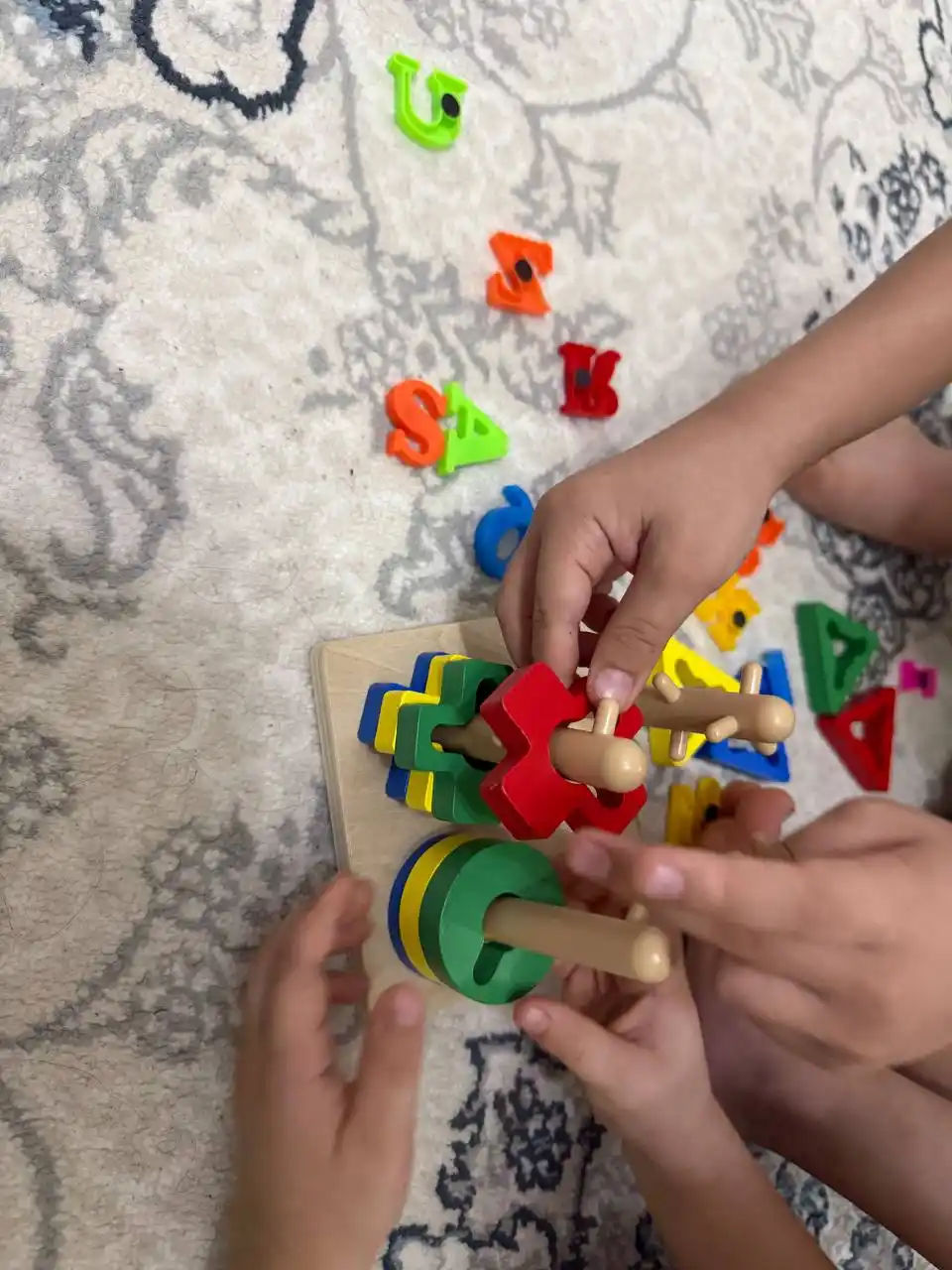 Saralagich, montessori, katta rivojlantiruvchi o‘yinchoq, yog‘och o‘yinchoqlar
